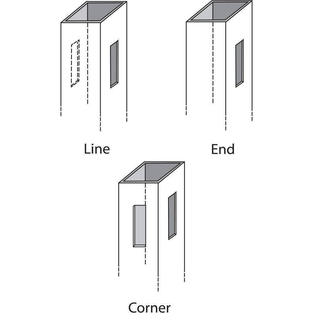 Veranda Pro Series 5 in. x 5 in. x 8 ft. White Vinyl Woodbridge Routed Line Fence Post 118666