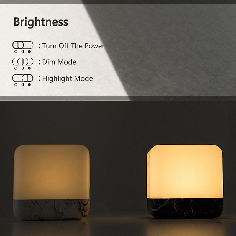 Led Cube Flip Timer Night Light Usb Charging Home Decoration Desk Lamp Bedroom Energy-saving Sleep Light Holiday Gift