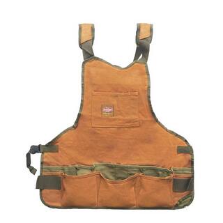 BUCKET BOSS 23 in. 16-Pocket Duckwear Super Bib Tool Apron 80200