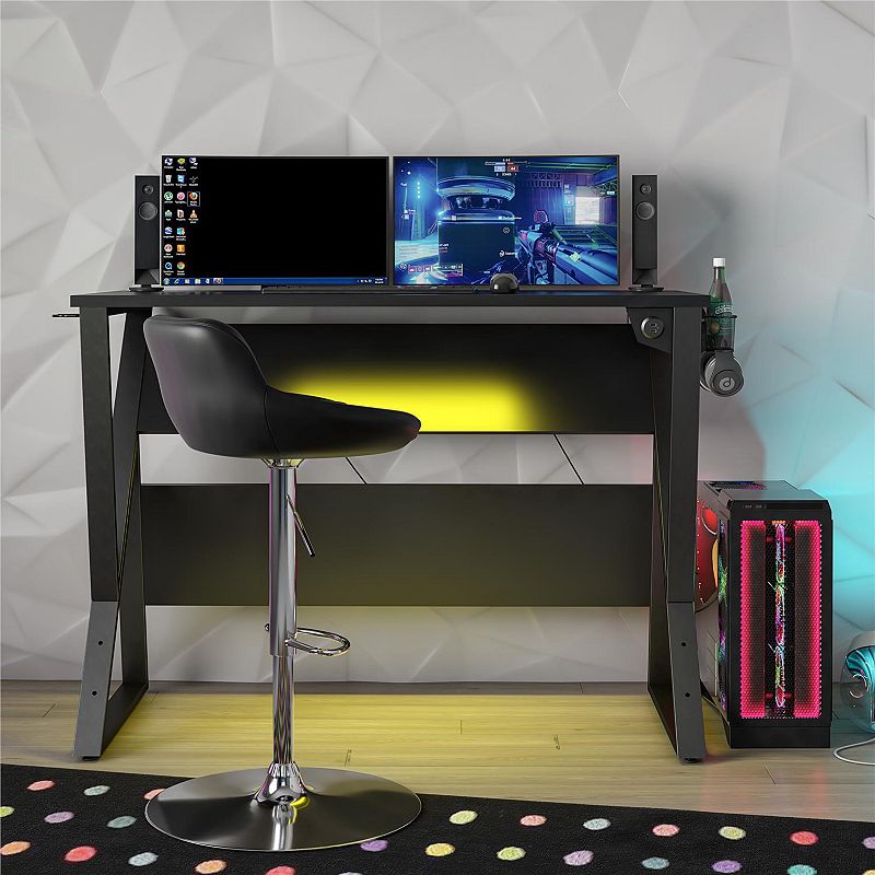 NTense Genesis Adjustable LED Gaming Desk