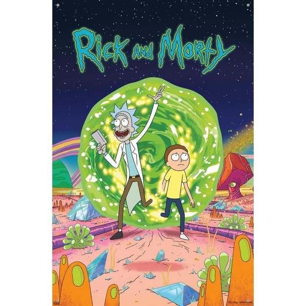 Trends International Rick And Morty Cover Unframed Wall Poster Prints