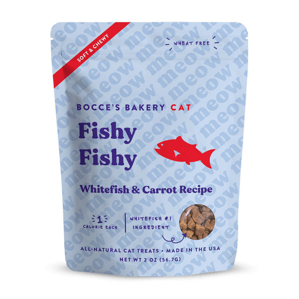 Bocces Bakery Fishy Fishy Soft and Chewy Treats for Cats