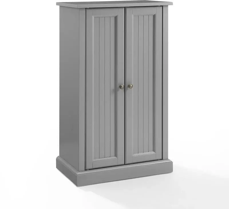 Seaside Gray Accent Storage Cabinet