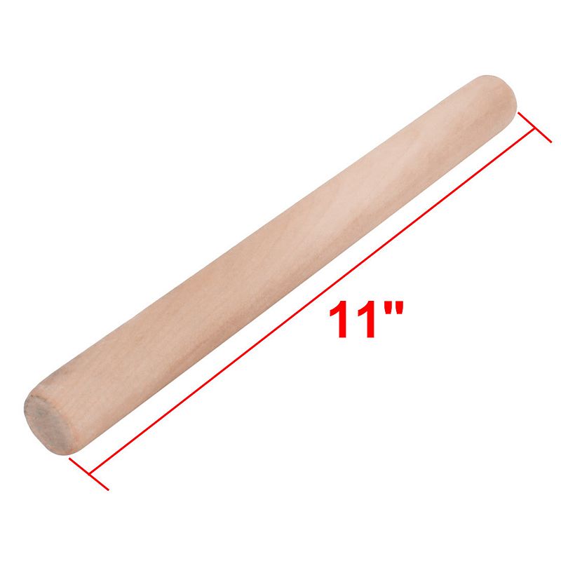 Restaurant Houseware Handy Wooden Stick Noodles Dough Pastry Rolling Pin Wood Color