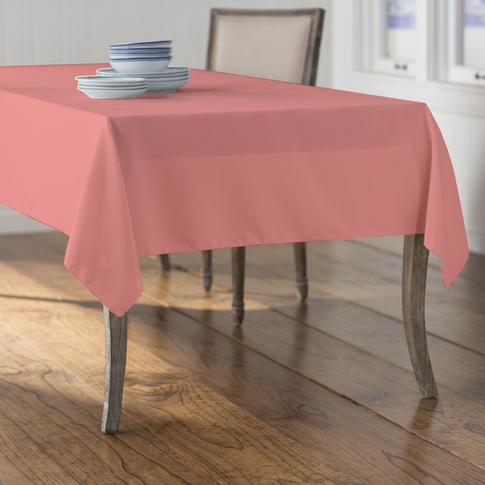 Polyester Poplin Rectangular Tablecloth 3 Sizes 41 Colors