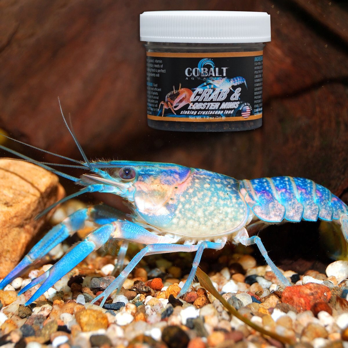 Cobalt Aquatics Crab and Lobster Minis Fish Food