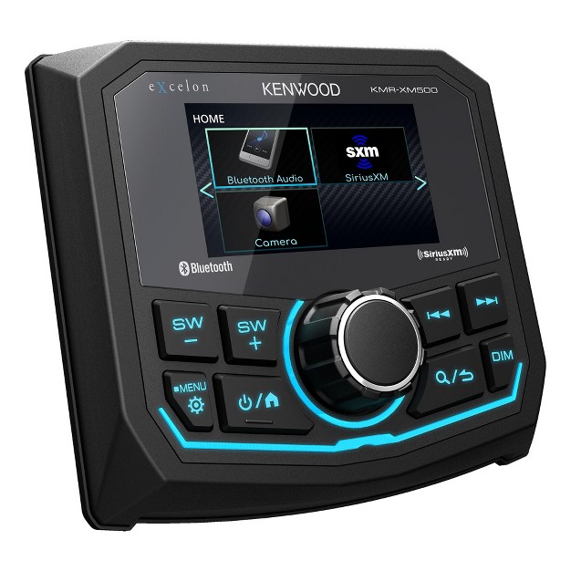 Gauge Mount Receiver 2 7 quot Lcd Screen With Ip66 Rating Bluetooth 5 0 Fm amp Weatherband Tuner Usb Backup