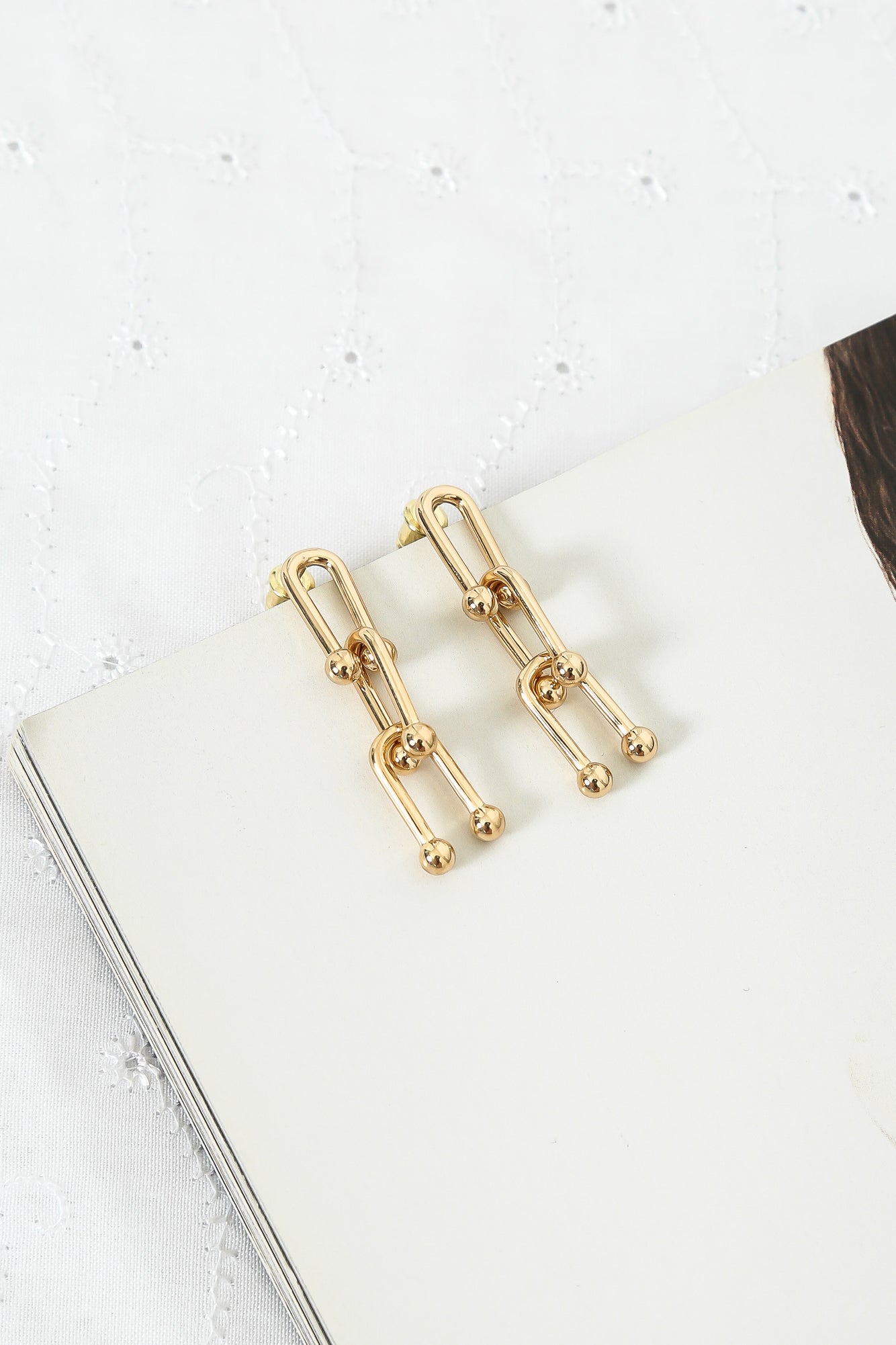 Mondrian Earrings Gold