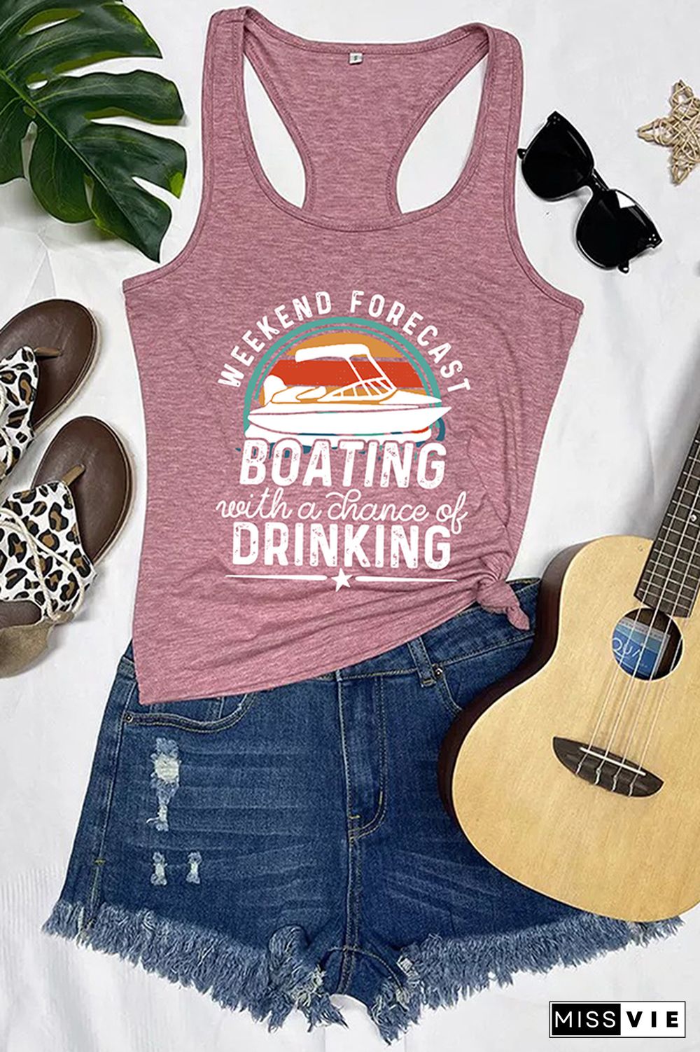 Weekend Forecast Boating Tank Tops Wholesale