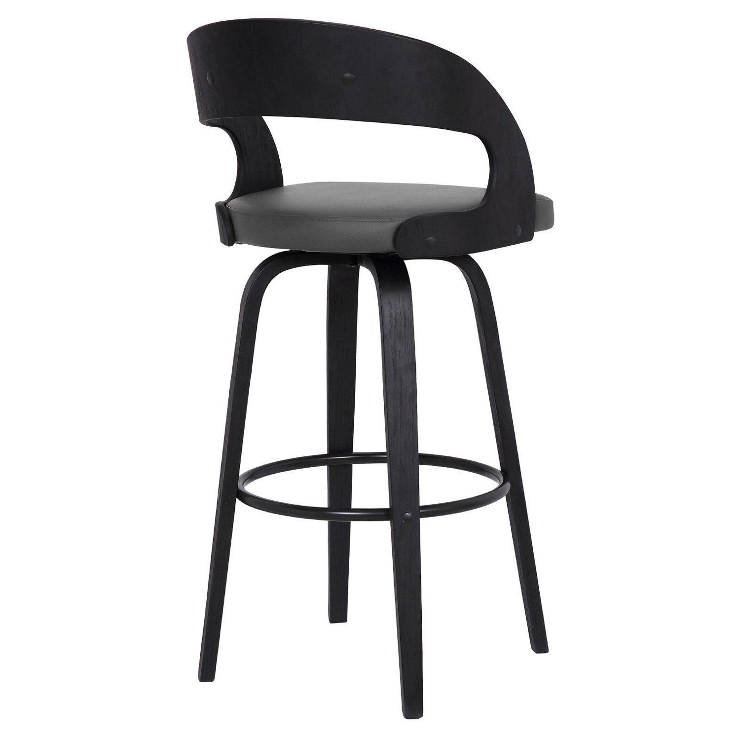 Armen Living Shelly 26 in. Swivel Counter Stool