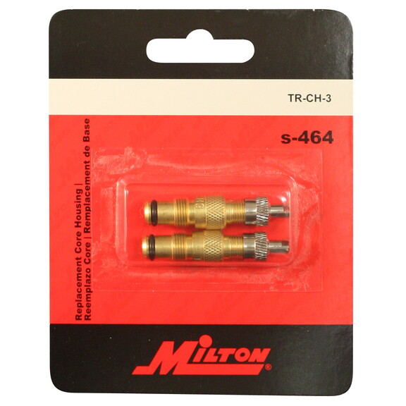 Milton S464 TR CH3 Valve Core Housing  Pack of 2