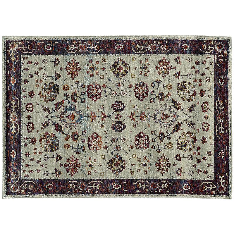 StyleHaven Alexander Bordered Traditional Floral I Rug