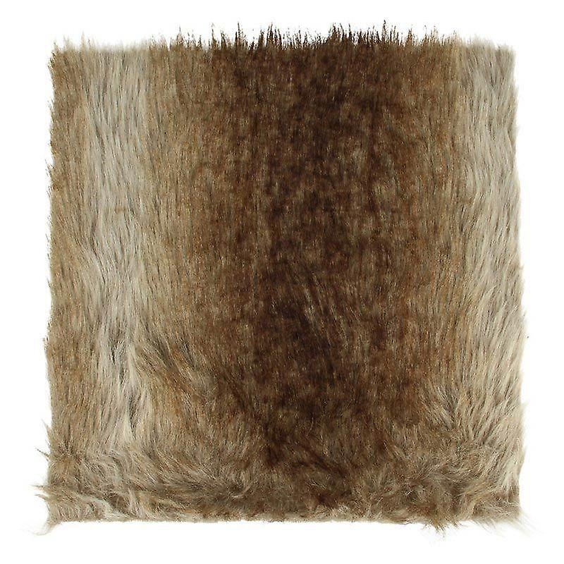 Gray faux fur 29 x 29 cm