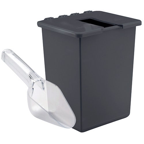 San Jamar Saf-T-Ice Scoop Holder with 6 oz. Ice Scoop Combo Deal