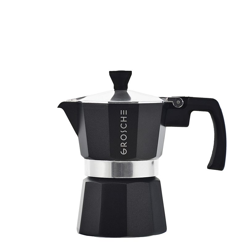 GROSCHE Milano Stovetop Espresso 3-Cup Moka Pot Coffee Maker