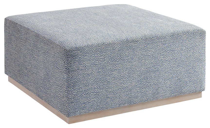 Clayton Cocktail Ottoman   Transitional   Footstools And Ottomans   by Lexington Home Brands  Houzz