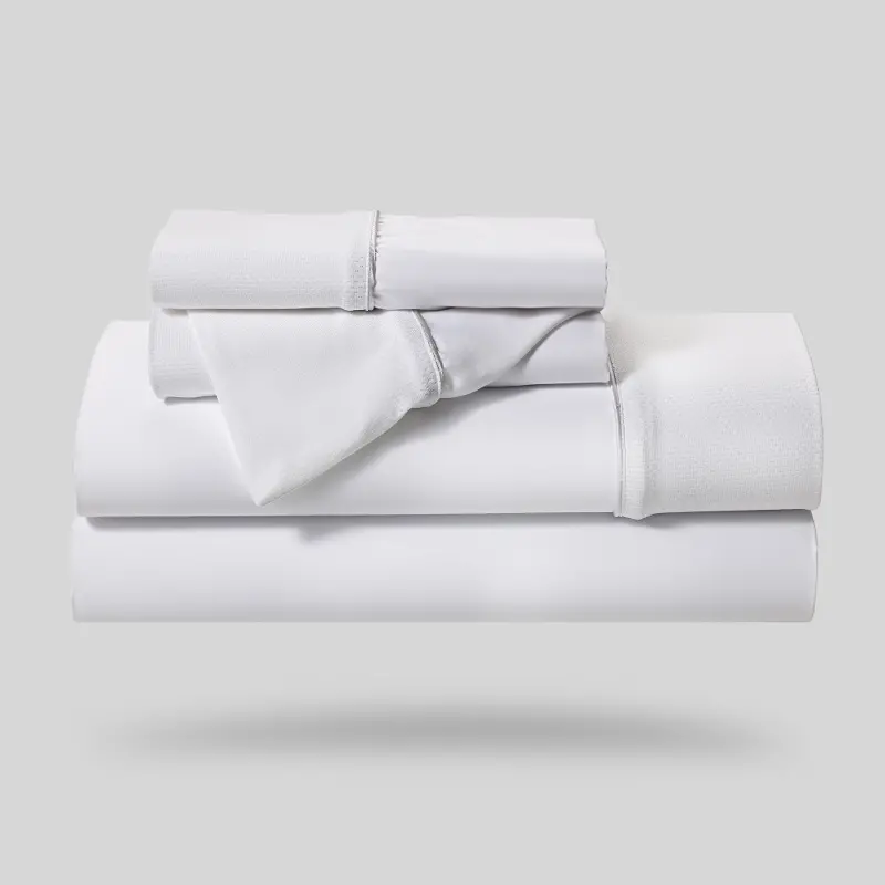 Bedgear White Hyper Cotton Twin Bed Sheets