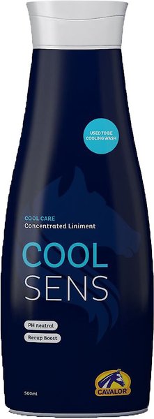 Cavalor Coolsens Horse Liniment Wash， 500-mL bottle