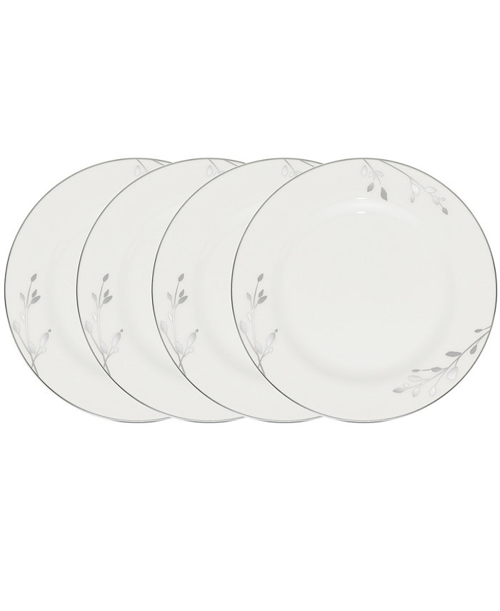 Noritake Birchwood Set of 4 Bread Butter and Appetizer Plates Service For 4