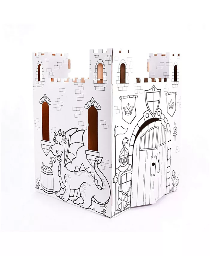 Easy Playhouse Fairy Tale Castle Cardboard Playhouse