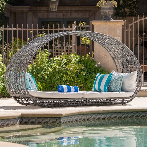 Boca Grande Outdoor Daybed by Christopher Knight Home