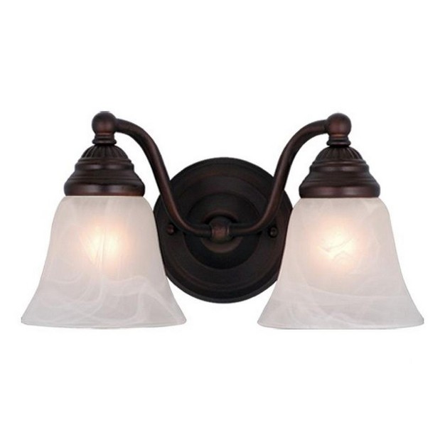 Vaxcel Standford 2 Light Vanity Oil Burnished Bronze