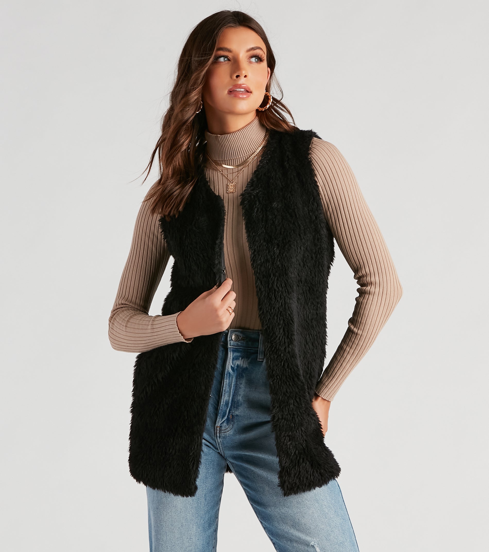 So Extra Faux Fur Vest