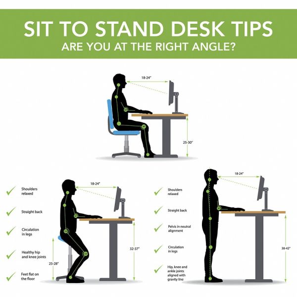 Bush Business Furniture Move 40 Series 72w X 30d Electric Height Adjustable Standing Desk