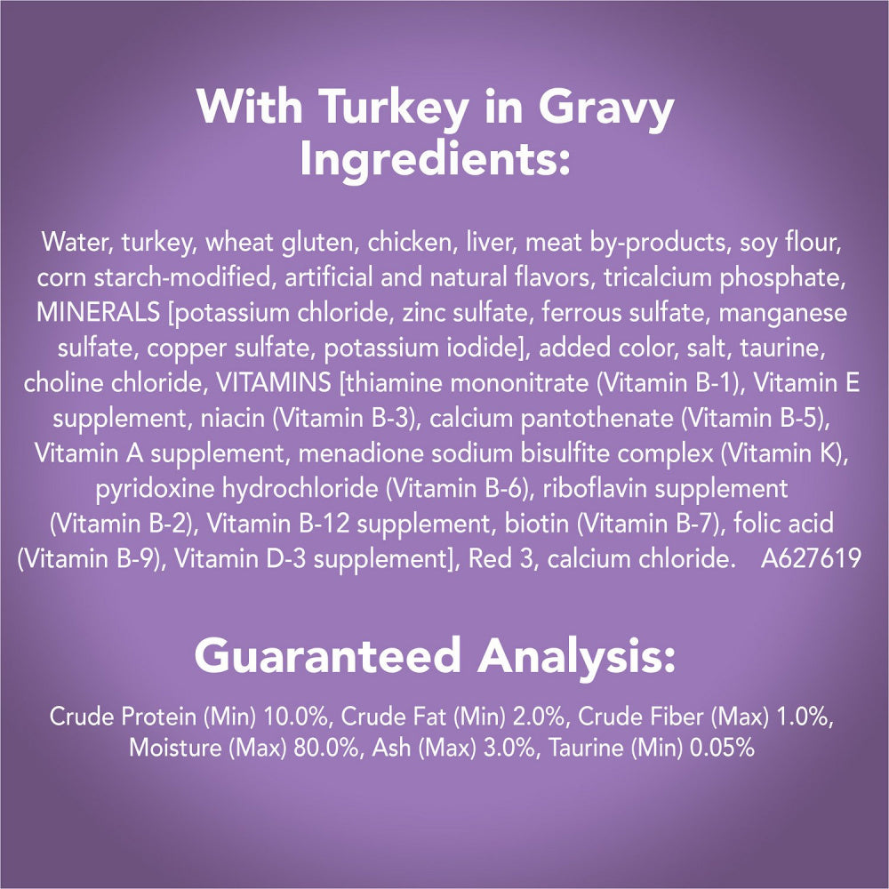 Friskies Tasty Treasures in Gravy Turkey  Liver Wet Cat Food