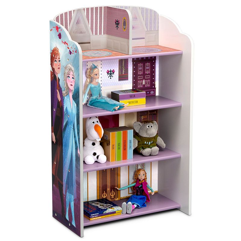 Disney's Frozen 2 Wooden Playhouse 4-Shelf Bookcase for Kids by Delta Children