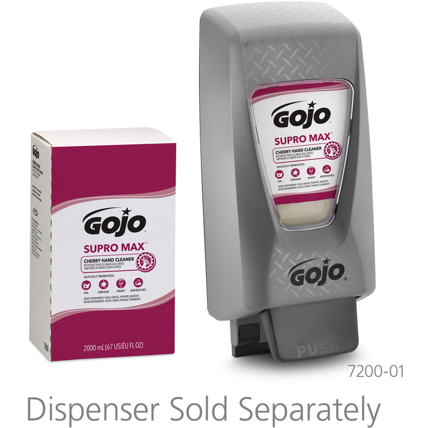 PRO TDX Supro Max Cherry Hand Cleaner by Gojo Industries， Inc GOJ728204CT