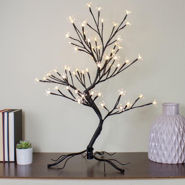 Pre lit Japanese Sakura Blossom Artificial Tree Warm White Led Lights