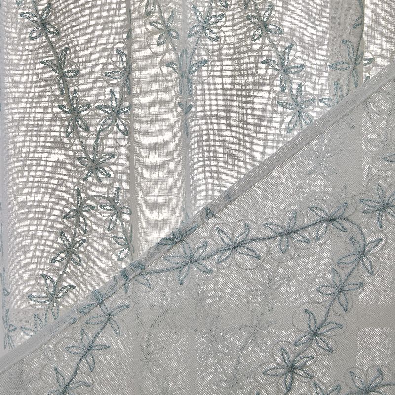 SKL Home Diamond Vine 1-panel Window Curtain