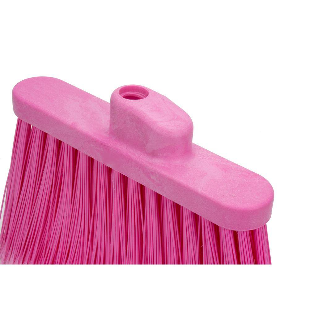 CFS Brands Sparta 12 in. Pink Polypropylene Flagged Upright Broom Head (12-Pack) 36867EC26