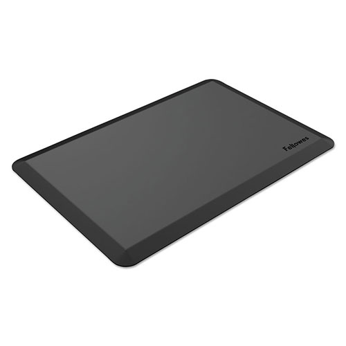 Fellowes Anti-Fatigue Wellness Mat | Rectangular; Beveled Edges， 36 x 24， Black | FEL8707002