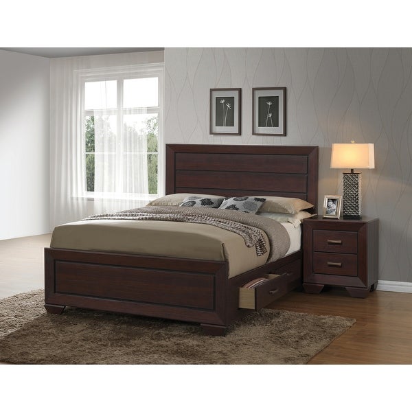 Oatfield Transitional 5-piece Storage Bedroom Set - - 33987939