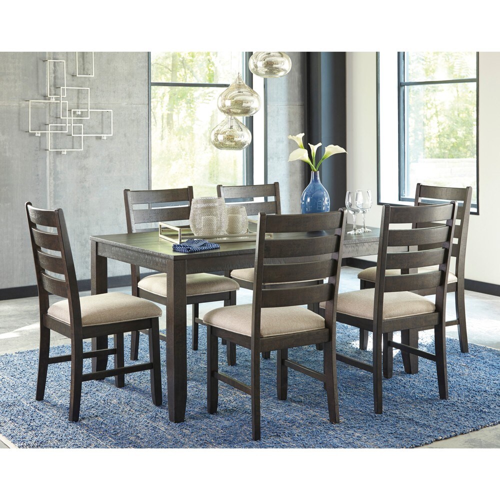 Signature Design by Ashley Yewbank Brown 7 piece Dining Room Table Set