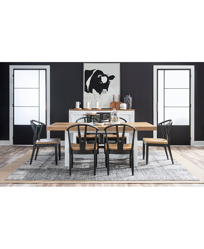 Furniture Franklin 7pc Dining Set (Table + 6 Chairs)