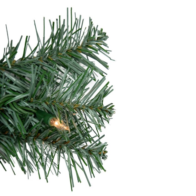 Pre lit Colorado Blue Spruce Artificial Christmas Garland Clear Lights