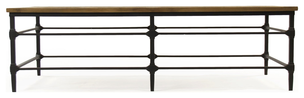 Aveline Coffee Table   Industrial   Coffee Tables   by Hudson Home Decor  Houzz