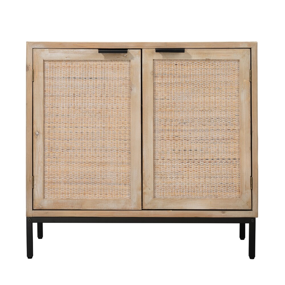 Alden Décor Ian 2 Door Accent Cabinet