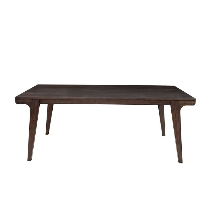 Olejo Fixed Top Wood Dining Table in Chocolate (Brown)