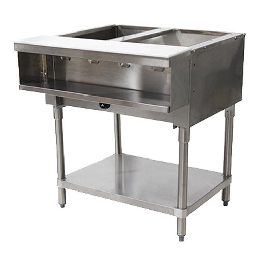 Advance Tabco WB-2G-NAT Water Bath Hot Food Table， Natural Gas， 31-13/16