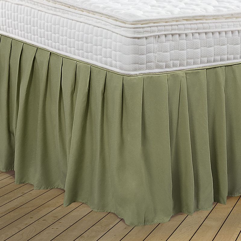 Polyester Bed Skirts 16 Drop Ruffled Brushed Soft Platform Full 54 x 75