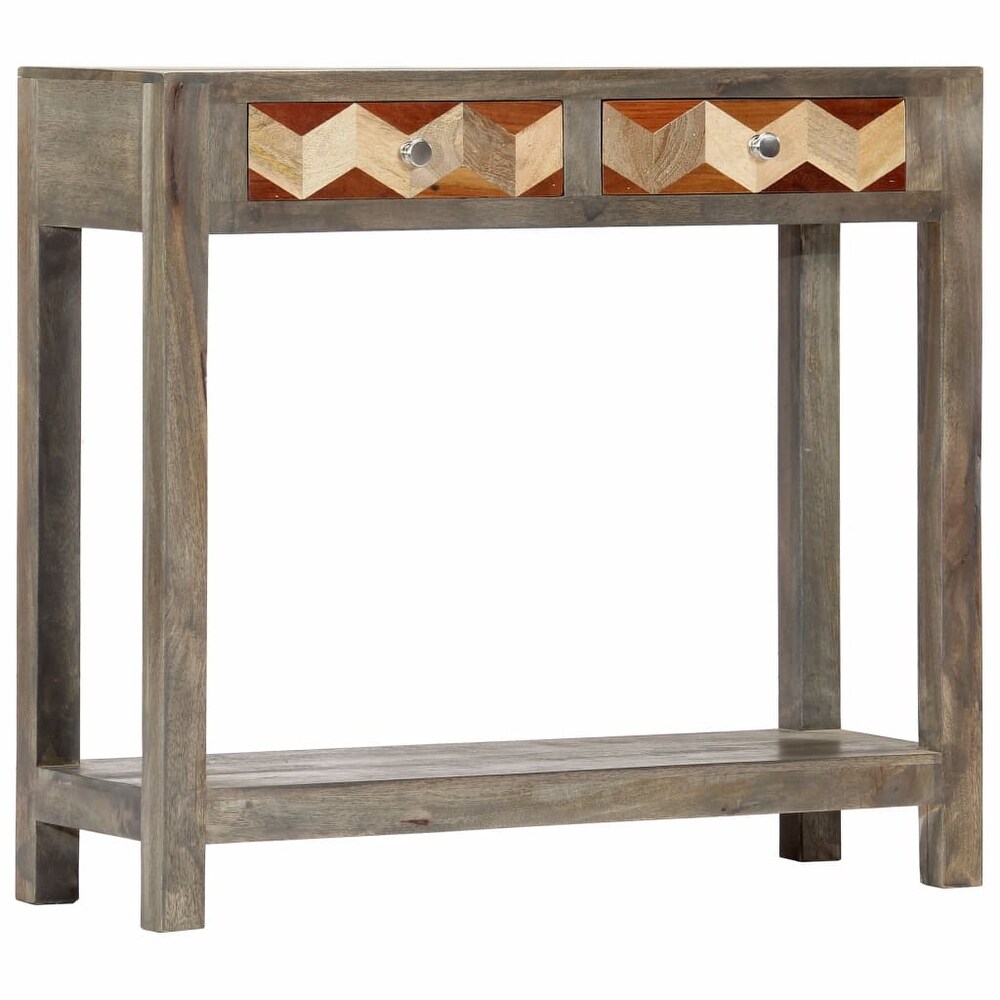 vidaXL Console Table Gray 33.9\