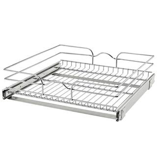 Rev-A-Shelf 21 in. x 20 in. Single Kitchen Cabinet Pull Out Wire Basket 5WB1-2120CR-1