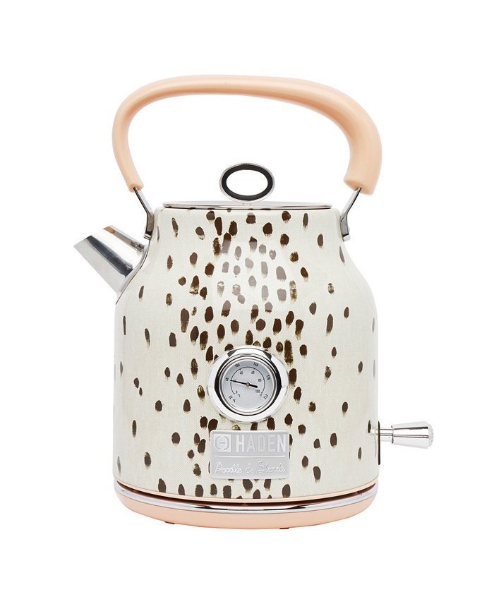 Haden Margate Poodle and Blonde 1.7 L- 7 Cup Cordless Electric Kettle BPA Free Auto-Shut-Off - 75023