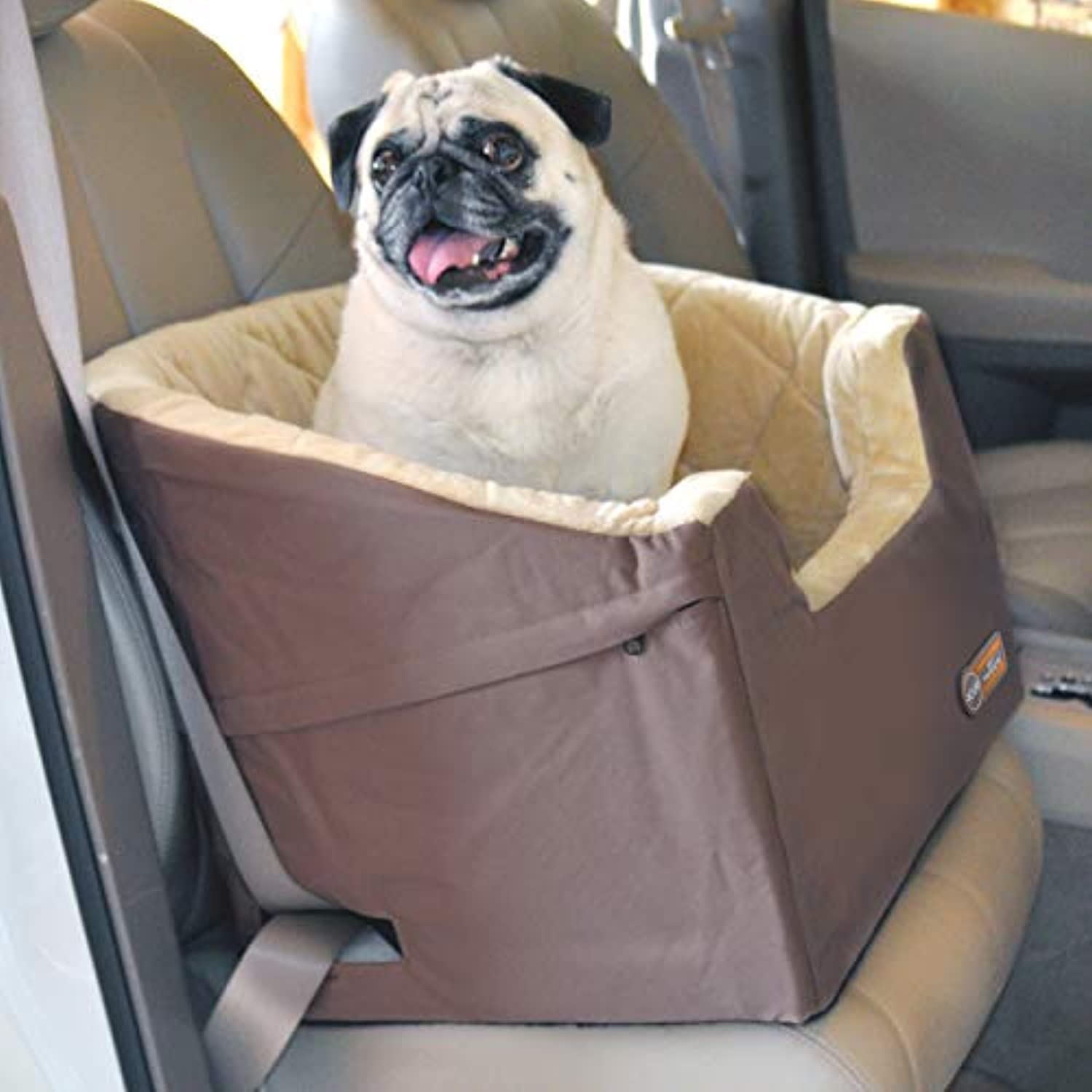 KandH Pet Products Bucket Booster Pet Seat Tan/Tan Large