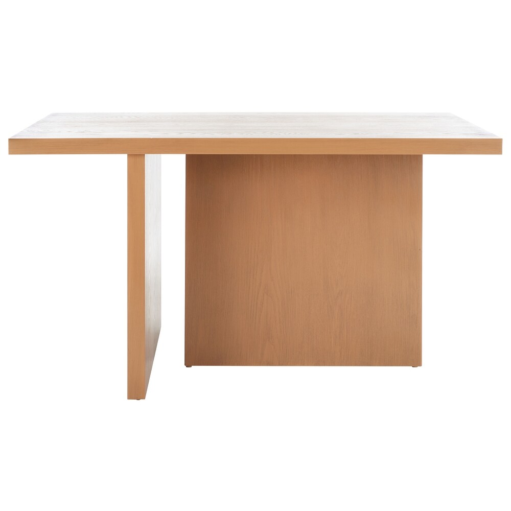 SAFAVIEH Assana Modern Farmhouse Rectangular Dining Table