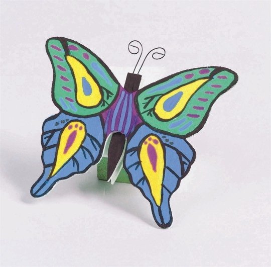S S Worldwide Unfinished Wooden Butterflies  Unass...